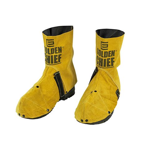 Golden Chief Premium Leather Welders Spats