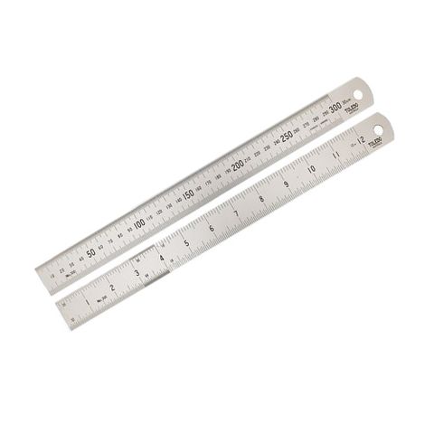 Toledo Stainless Steel Ruler 300mm