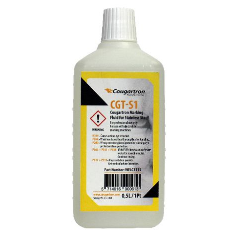 Cougartron St/Steel  Etching Fluid 0.5L