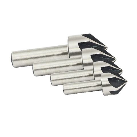 Five Fluted Countersink Set 4pc / 8-16mm