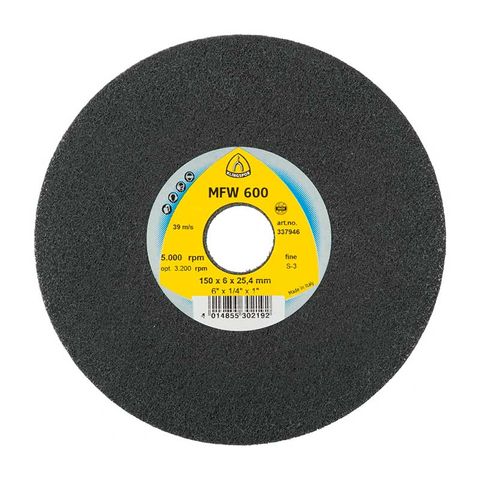 Klingspor Non-Woven Web Wheel MFW 600 Fine 150x6x25 PK5