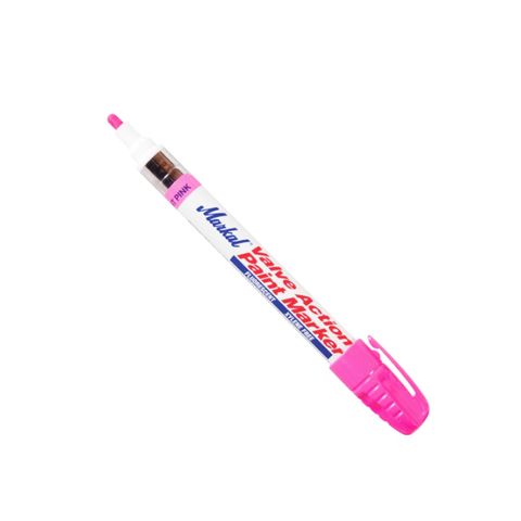 Markal Fluorescent Valve Action Paint Pen &ndash; Pink PK12
