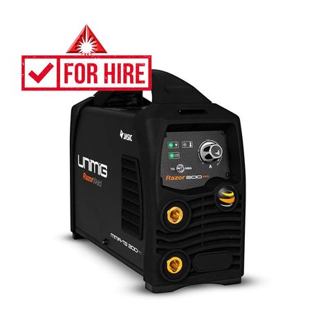 Unimig RAZOR Arc 200 PFC Stick/TIG Welder Mine Spec for Hire