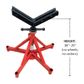 5 Leg Giant Jack Stand with V-Head - Complete Kit