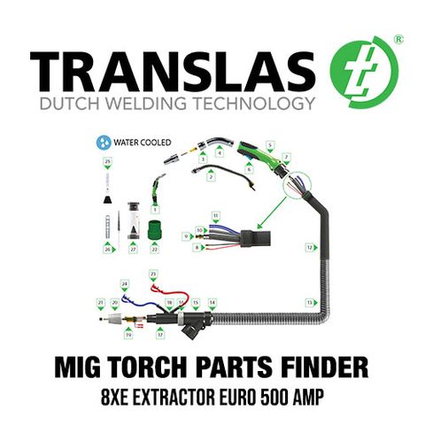 Translas 500 Amp Gun Spare Parts