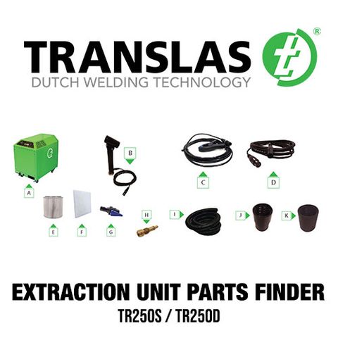 Translas Extraction Unit Spare Parts - TR250S/250D