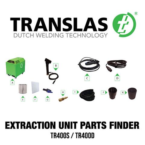 Translas Extraction Unit Spare Parts - TR400S/400D