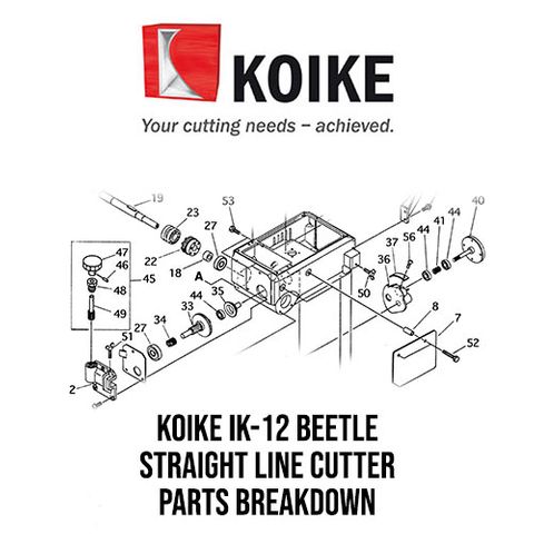 Koike IK-12 Main Unit Parts Breakdown