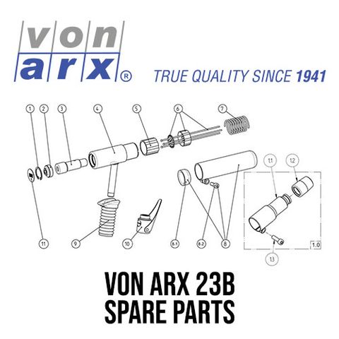 Von Arx 23B Spare Parts Finder