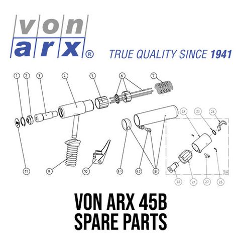 Von Arx 45B Spare Parts Finder