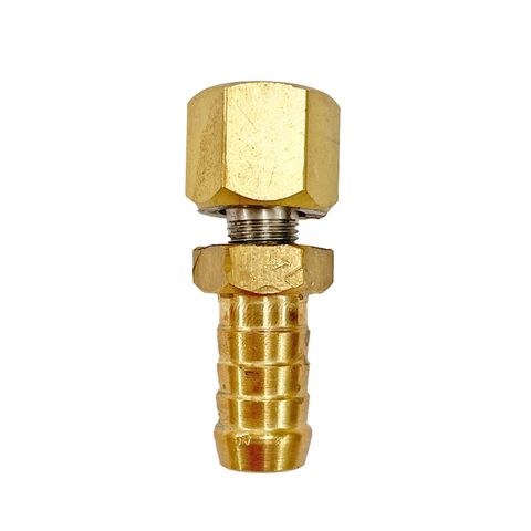 Harris Gas Hose Adaptor - Nipple (12mm) & Nut (5/8" UNF)