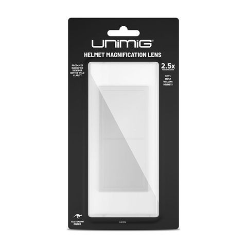 Unimig Helmet Magnification Lens - 2.5x
