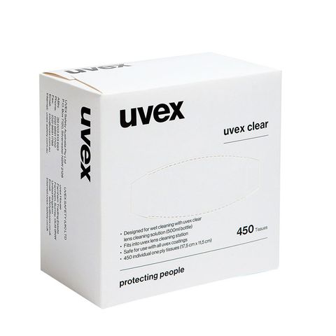 Uvex Lens Cleaning Tissues - Box of 450