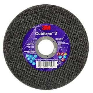 3M Cubitron 3 Cut-Off Wheel 125x1x22mm 60G PK25