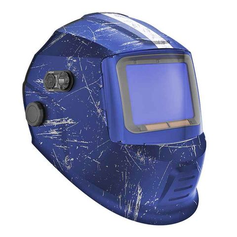 Promax 680 Welding Helmet - Blue Retro Graphic
