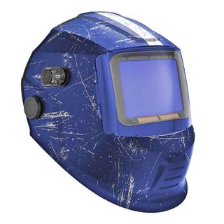 Weldclass Promax 680 Welding Helmet - Blue Retro Graphic
