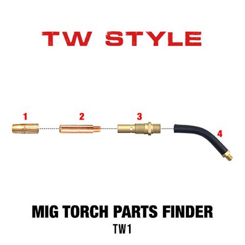 TW1 Style MIG Torch Spares