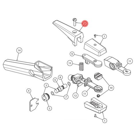 Lever & Screw for Arcair K4000 Torch