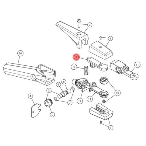 Upper Arm for Arcair K4000 Torch