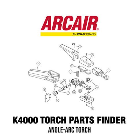 Arcair K4000 Torch Spare Parts Finder