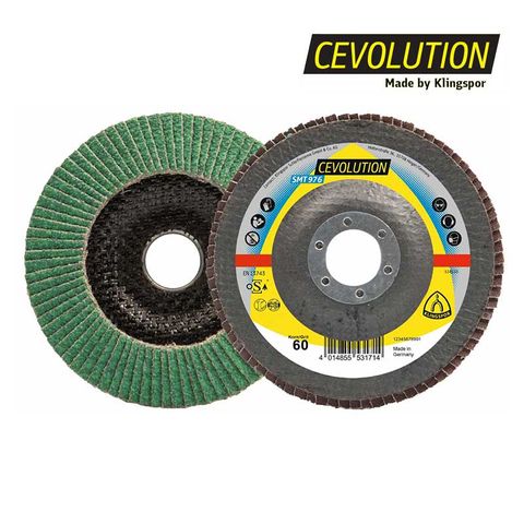 Klingspor Ceramic Flap Disc SMT976 Special 125 x 60G PK10