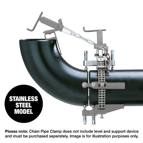 Sturdi Single Chain Pipe Clamp 102-508mm - Stainless Steel