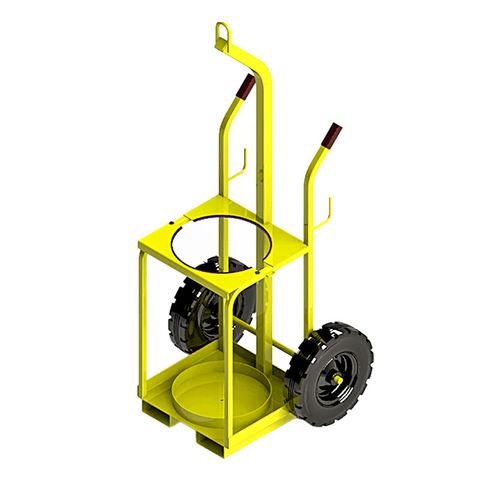 Single S Size Propane Gas Bottle Trolley