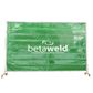 Betaweld Welding Screen & Frame Kit 2 x 3m - Green