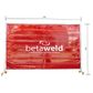 Betaweld Welding Screen & Frame Kit 2x3m - Red