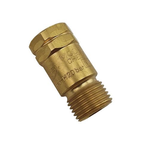 Harris Checkvalve - Torch End (Fuel)(9/16"-5/8" UNF) (LH)