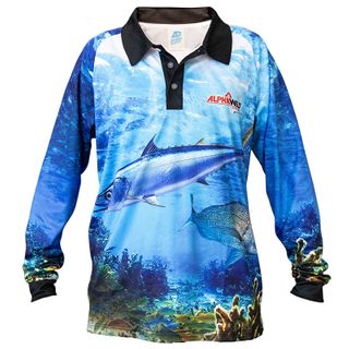 Hooked with Alphaweld Fishing Shirt - XL