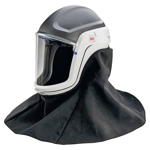 3M M-Series Flip-Up Face Shield & Safety Helmet with Shroud
