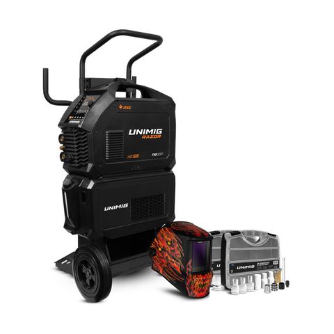 Unimig RAZOR TIG 330 AC/DC Water-Cooled Bundle PK11123