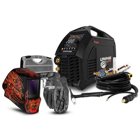 Unimig RAZOR TIG 200 AC/DC Bundle - PK11114