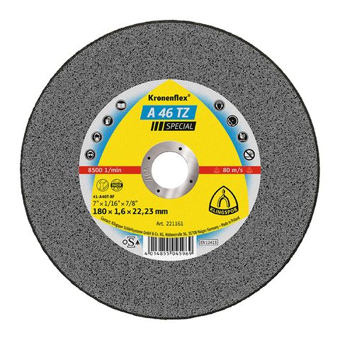 Klingspor Cutting Disc A46TZ 180 x 1.6 x 22mm PK25