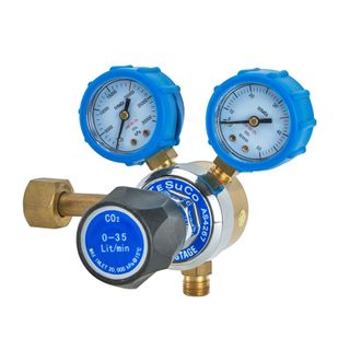Tesuco Twin Gauge Series CO2 Regulator