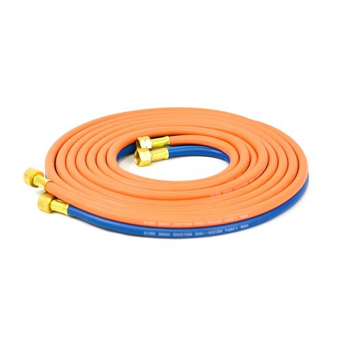Twin Gas Hose Assembly Oxy/LPG 5m x 5mm