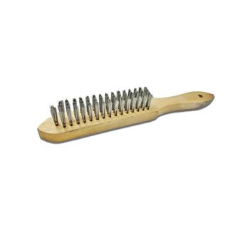 Wire Brush Stainless Steel - 4 Row