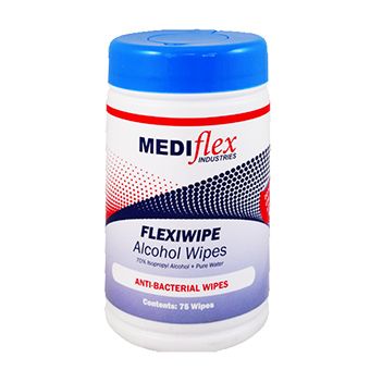 Mediflex Flexiwipe Anti-bacterial Alcohol Wipes