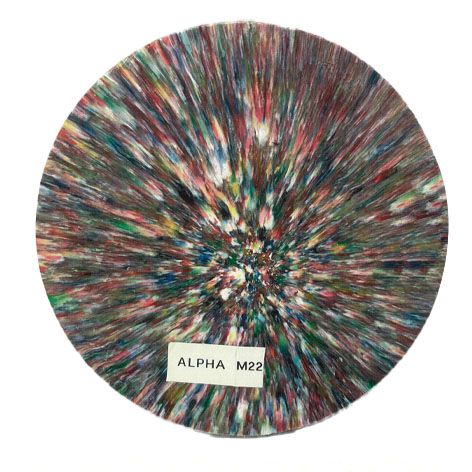 Marble Rainbow Streak 120mm x 4mm