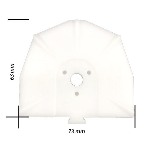 Zeiser Plates Large 576840 100pcs - White