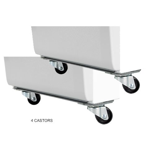 Castors Silent Dust Extractor 4pcs