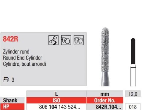 Diamond Bur 842R018 HP