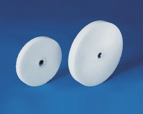 White Knock Down Wheels 3 x 3/8in