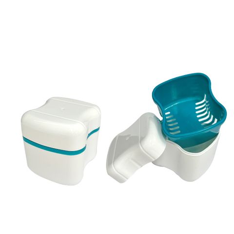 Ceka Denture box - White with insert (Each)