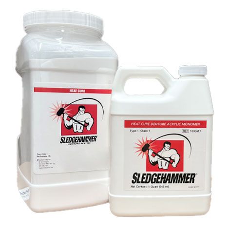Sledgehammer Clear 5lb Powder + 1qt Liquid - Heat Cure