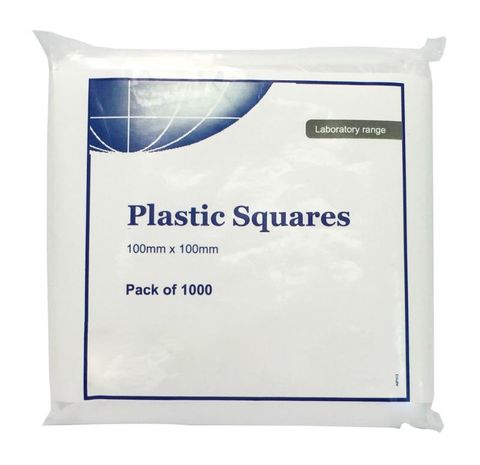 Plastic Sheets Squares 100x100mm