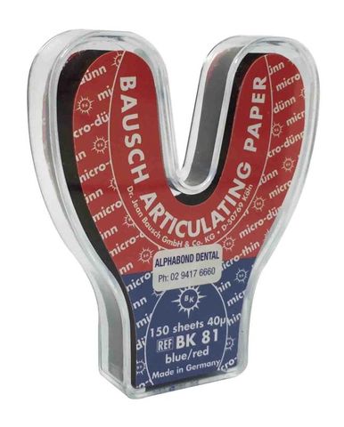 Artic Paper Red/Blue 40um Horseshoe 150 Sheets