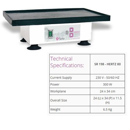 Sirio Vibrator Large 80 Hertz 23x34cm