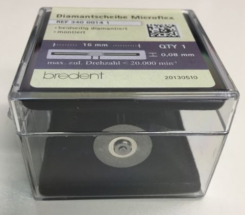 Microflex Diamond Disc 16 x 0.08mm 1pce